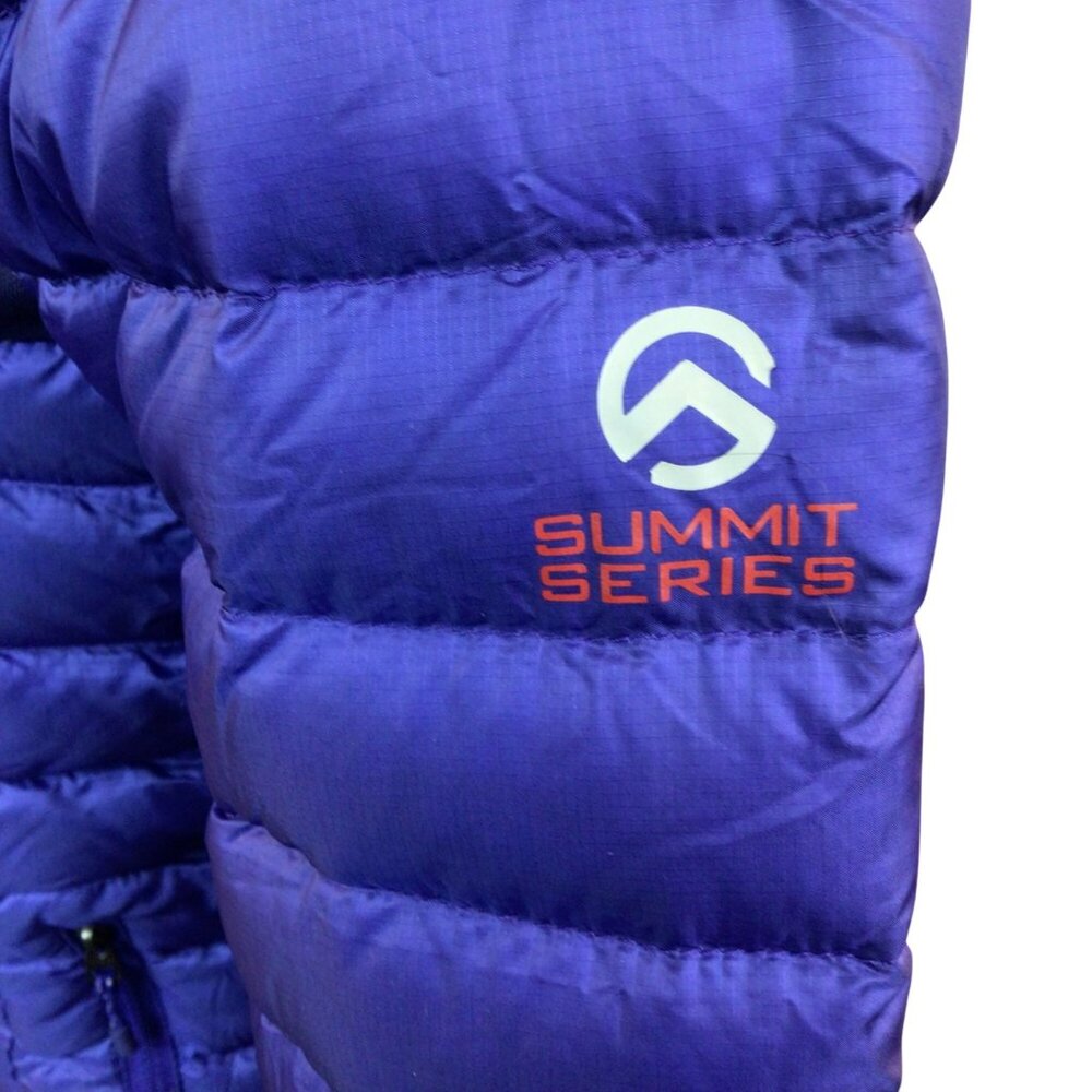 North Face Summit Series Jacket Women XS Purple 800 Pro Down Hooded Pertex Quant - Picture 11 of 16